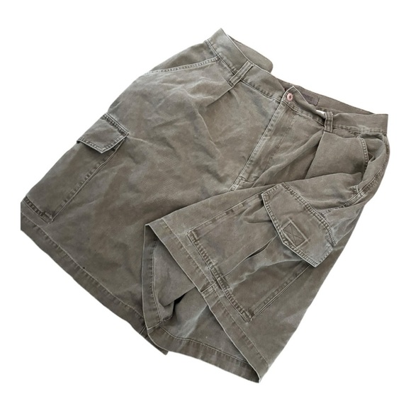 Abercrombie & Fitch Co. Y2K Cargo Shorts Vintage Hong Kong Baggy Size 38 - Picture 10 of 10